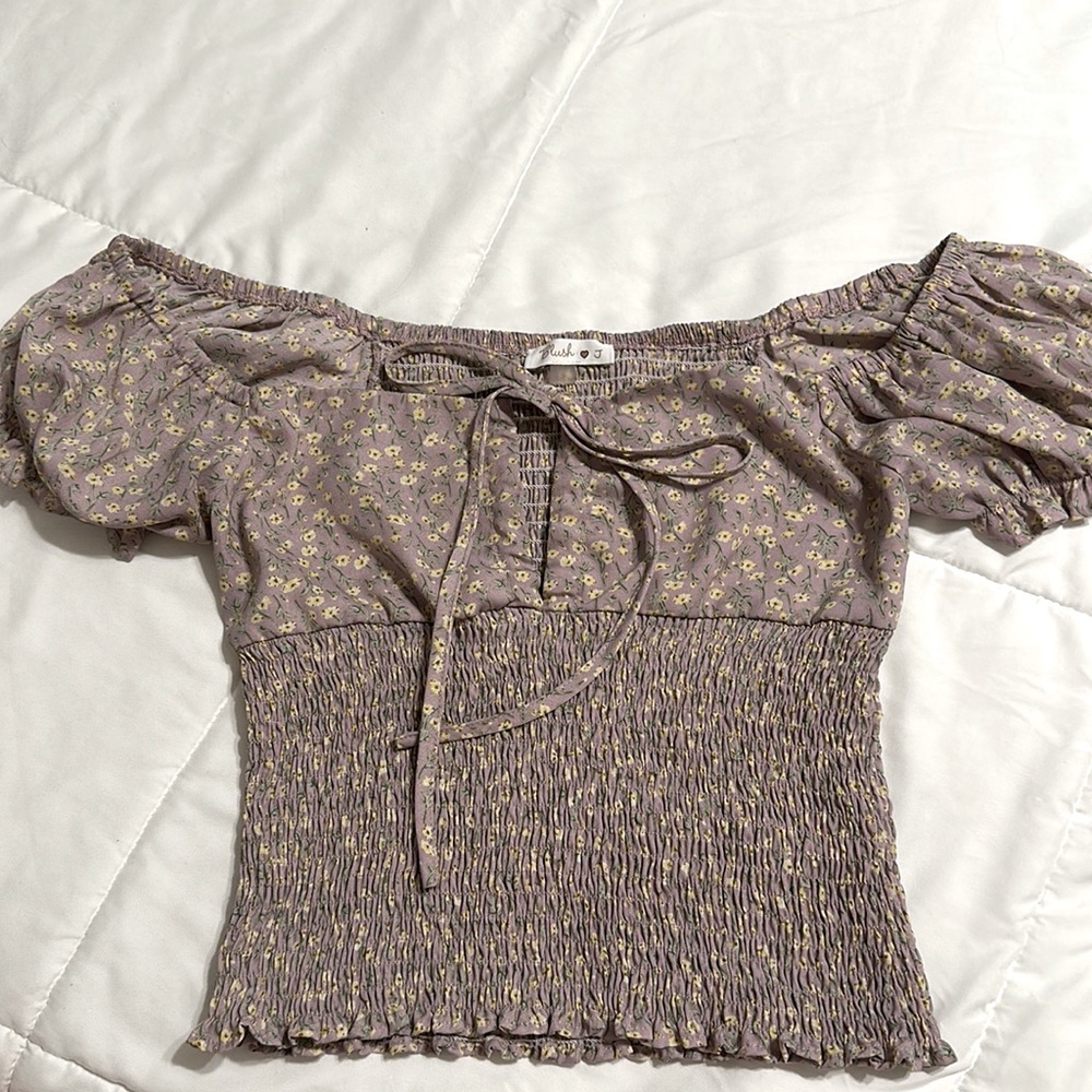 Blush J blouse